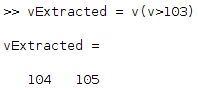 create array from another one by extracting above a value