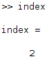 index of the string with the desired value in the array
