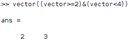 extract vector using boolean logic